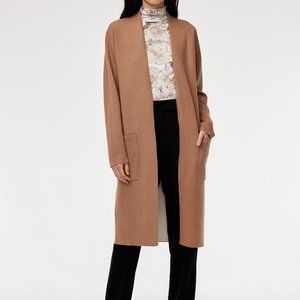 Babaton Long Knit Cardigan in Camel